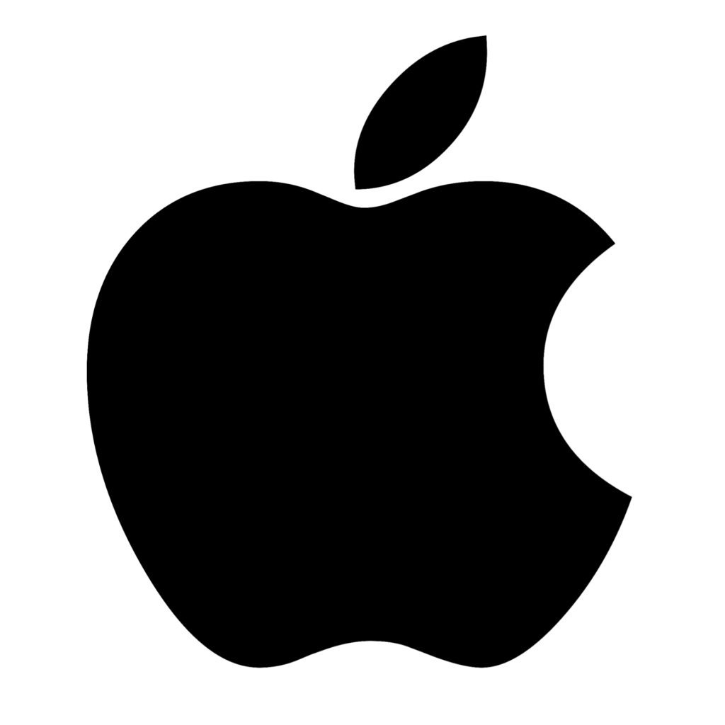 Telefon markalarından Apple'ın logosu.