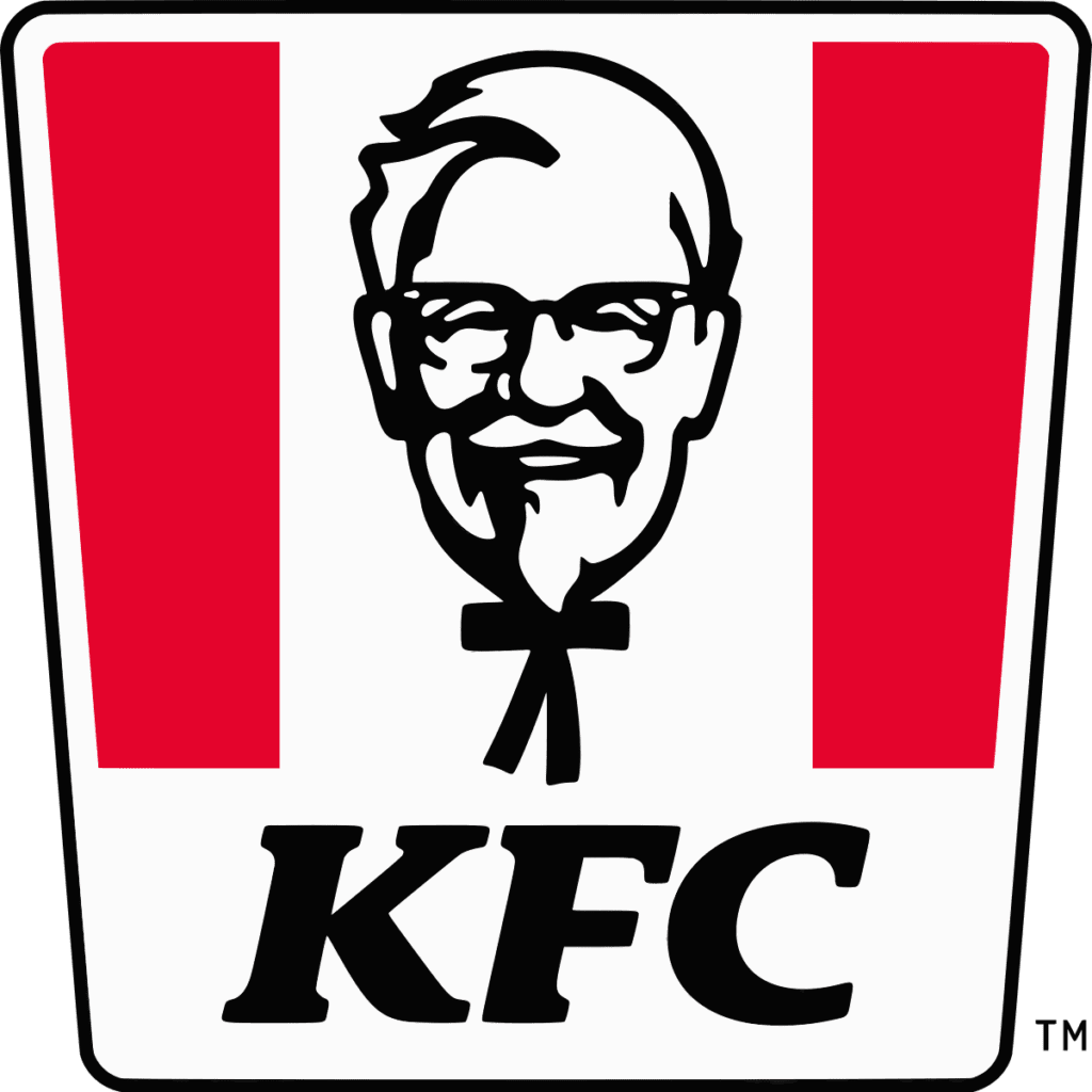 Fastfood markalarından KFC'nin logosu.