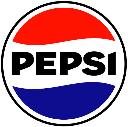 İçecek markalarından Pepsi'nin logosu.